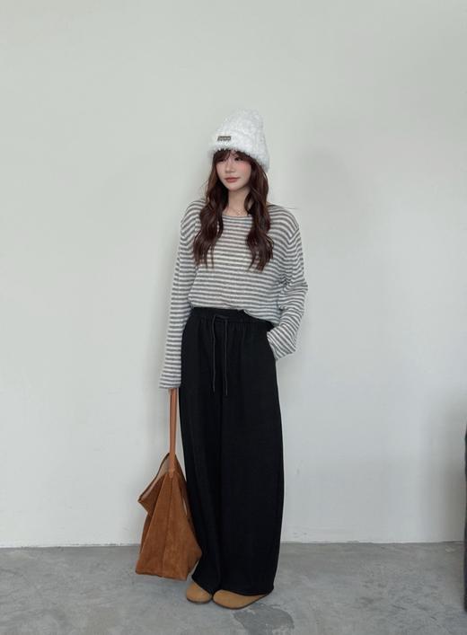 YW加绒卫裤休闲中线分割弯刀裤(LH)(LD)-纪念日百货167998651 商品图4