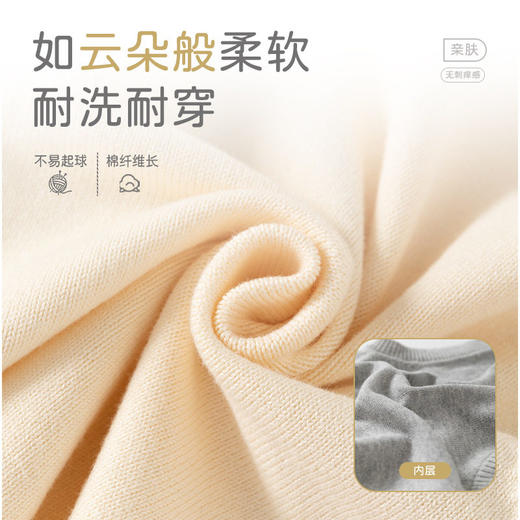 快乐小熊柔软可爱纯棉婴儿马甲A类秋冬婴儿马甲开衫针织宝宝马甲 商品图1