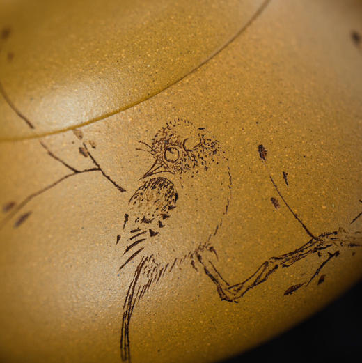 【青山特惠】宜兴原矿优质黄金段泥汉棠石瓢手工紫砂壶 220cc 范恩博 商品图6