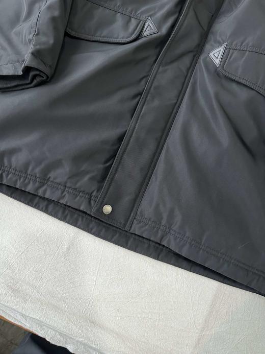 贝壳三 户外工装风加厚黑色派克棉衣御寒保暖连帽棉服男C110828 商品图14