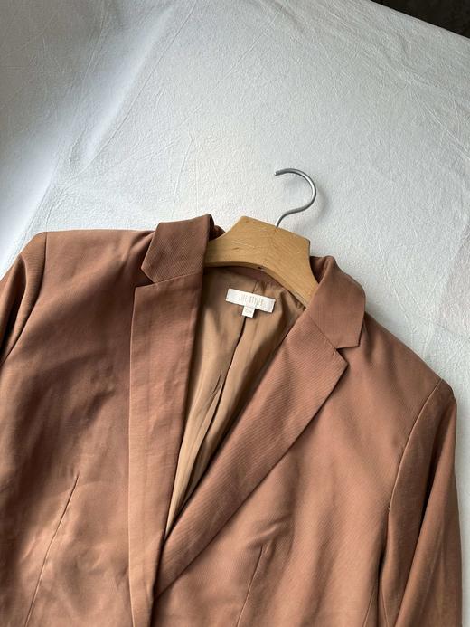 贝壳三 通勤气质一粒扣翻领西装女翻盖口袋简约西服外套C110818 商品图4