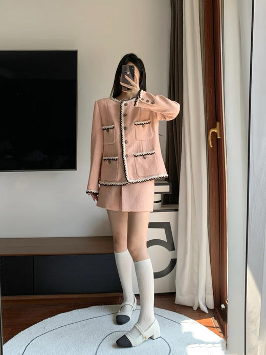 香奈儿 25秋冬新款珍珠花边呢外套（TM） 商品图5