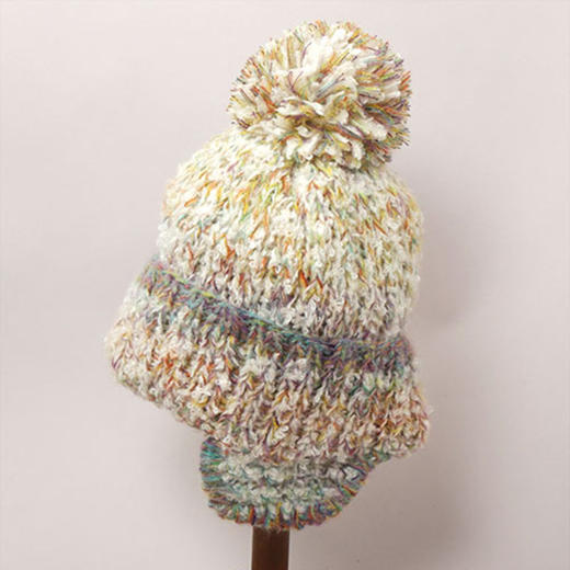 北京仓｜CA4LA-STRAWBERRY TREE 7-绒球球 毛线帽（米白色）［日本设计师］ 商品图1