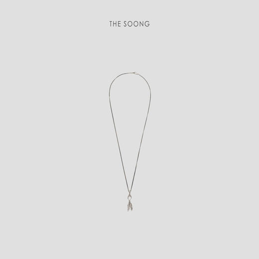 THESOONG|"中古树叶项链"复古做旧天然自然纹理百搭项链HWZB7517 商品图0