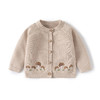 蘑菇朵朵韩版婴儿开衫毛衣A类秋冬纯棉针织宝宝毛衣开衫儿童外套 商品缩略图4