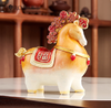 【彼达思】罗比罗丹 马上有福 珐琅马摆件轻奢 商品缩略图0