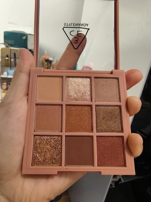 【保税仓直邮】3CE九宫格 哑光大地色新手日常淡妆眼影橘棕女礼物 商品图2