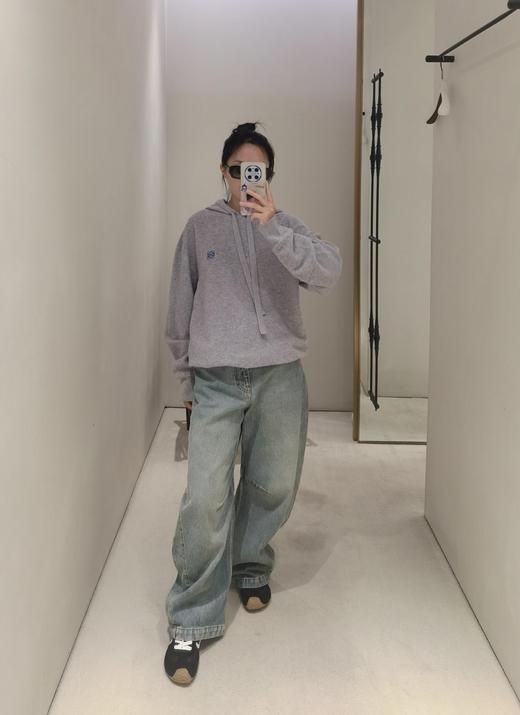 罗意威 25Fw早秋新款 Anagram 刺绣羊毛连帽针织衫 男女同款情侣系（DQJ*MM） 商品图2