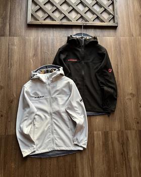 猛犸象红标拉绒软壳连帽外