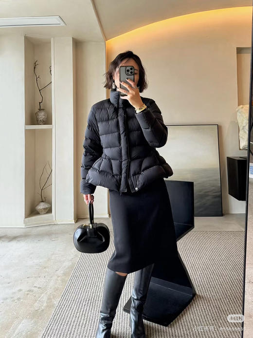 去抢！原厂~！江Nの泡芙！25冬立领收腰廓形5P9C 90白鸭绒15D细旦尼龙 商品图10