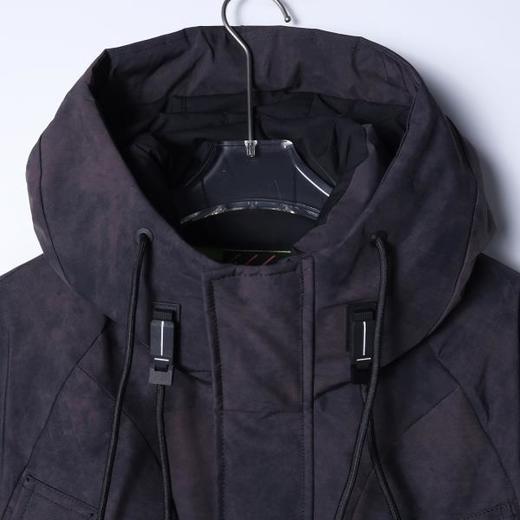 25371SDSA男士秋冬新款痞帅男装潮牌扎染拼接拉链立领连帽羽绒服外套 商品图2