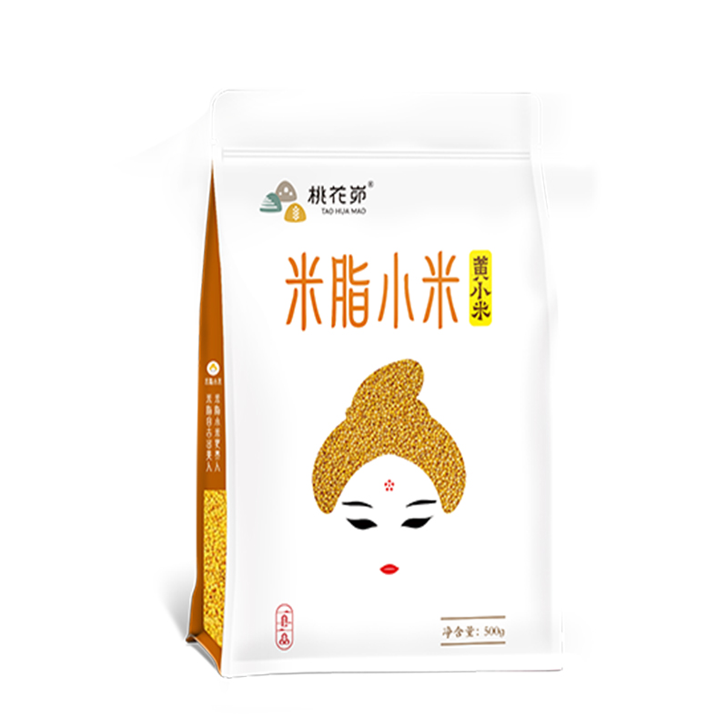 桃花峁米脂黄小米500*3