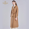 【羊绒】乔万尼新款羊毛羊绒大衣经典驼色高级感收腰设计EI4A598 商品缩略图1