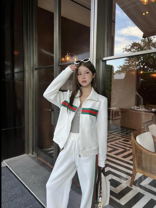 古驰 2025 FW经典织带休闲长裤（DY） 商品图2