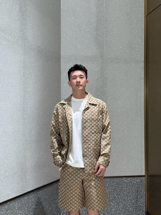 古驰 2025 FW满幅GG提花logo帆布外套（DY） 商品图2