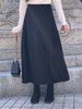 【百图lulu定制】【醋酸羊毛半裙】六片式裁剪  松紧内折腰头 极简风  藏肚子 加绒 精致半身裙 商品缩略图0
