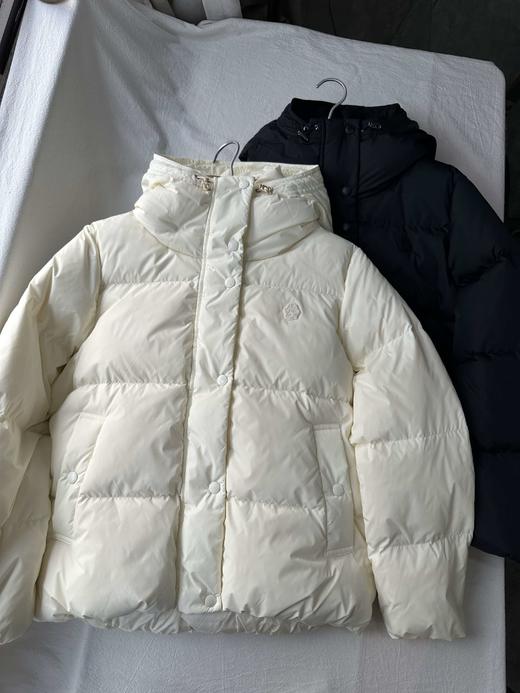 贝壳三 防泼水宽松短款轻薄羽绒服女防风纯色连帽外套C110806 商品图0