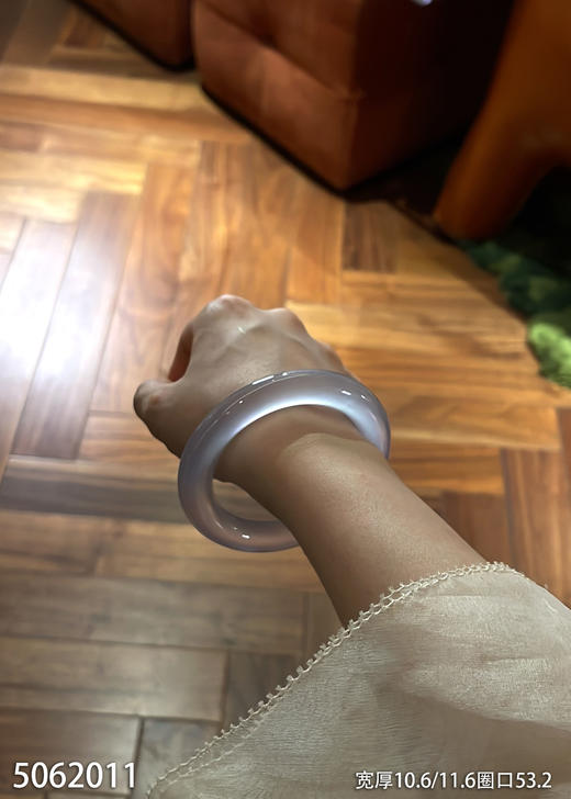 粗圆条玻璃种手镯【5062011】圈口53.2~具体价格微信咨询 商品图8