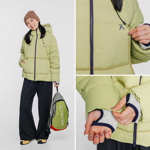 【品牌特惠】ACMEITEM爱棵米连帽羽绒服GAG3110478GGAG3110548G 商品图1