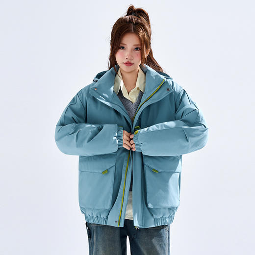 【比羽绒还要暖的棉】全新升级 斯辰唯佳金标Primaloft棉 纳米级绝热材料 山系棉服 男女同款 棉服帽可隐藏 D82-2533 商品图3