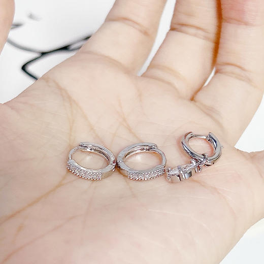 不规则耳钉岩溶小挂坠简约韩版配饰-纪念日百货门店同款167596299 商品图4