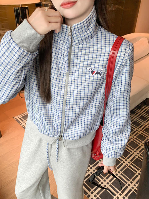 <曾小咸推荐> 现货秒杀！微信超特价！两面穿灰色格子卫衣外套 日常209.99 立减110 秒杀99.99！ 灰色裤子秒杀79.99！ 商品图6