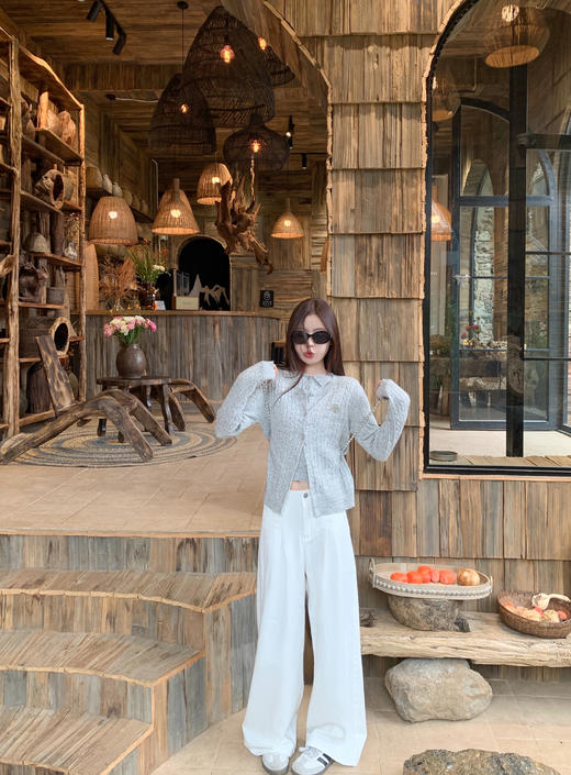 <曾小咸推荐>现货秒杀！微信超特价！3色polo领刺绣针织衫两件套 日常219.99 立减120 秒杀99.99！ 商品图9