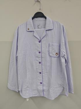 GM家居服 149.9元 女士全棉双层纱提花套装 (线上线下同时在售不保证有货，活动款不退不换介意勿拍) 630930-TY