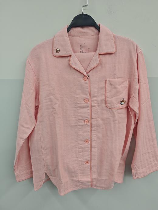 GM家居服 149.9元 女士全棉双层纱提花套装  (线上线下同时在售不保证有货，活动款不退不换介意勿拍) 630936-TY 商品图0