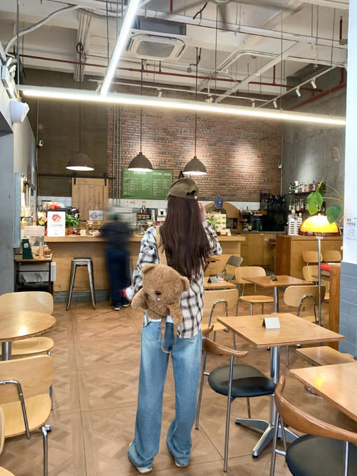 【169元任选2件】现货！粉咖格子衬衫 商品图7