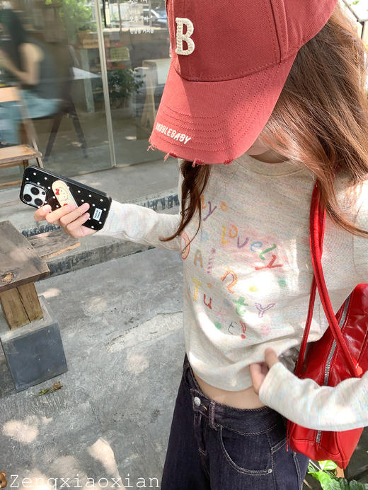 【129元任选2件】现货！彩色字母印花T恤 商品图8