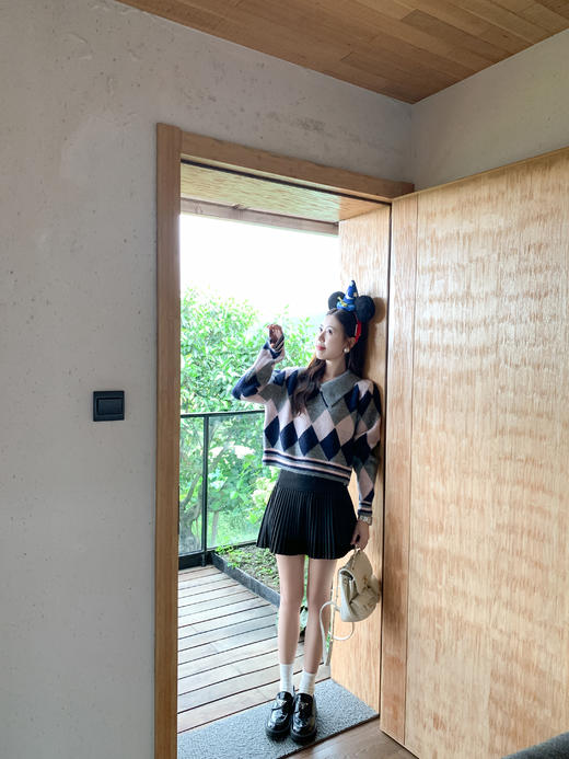 <曾小咸推荐>现货秒杀！微信超特价！撞色设计短款针织毛衣 日常169.99 立减90 秒杀79.99！ 商品图6