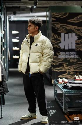 五道杠刺绣奢潮高街元素羽绒服