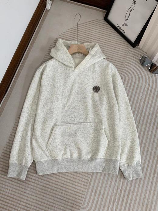 D110931秋冬连帽金属马蹄扣加绒卫衣男女同款 商品图11