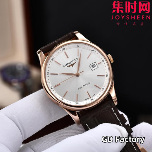 【新款大号40mm】浪琴名匠3点历系列 男士腕表
机芯：进口西铁城 商品图1