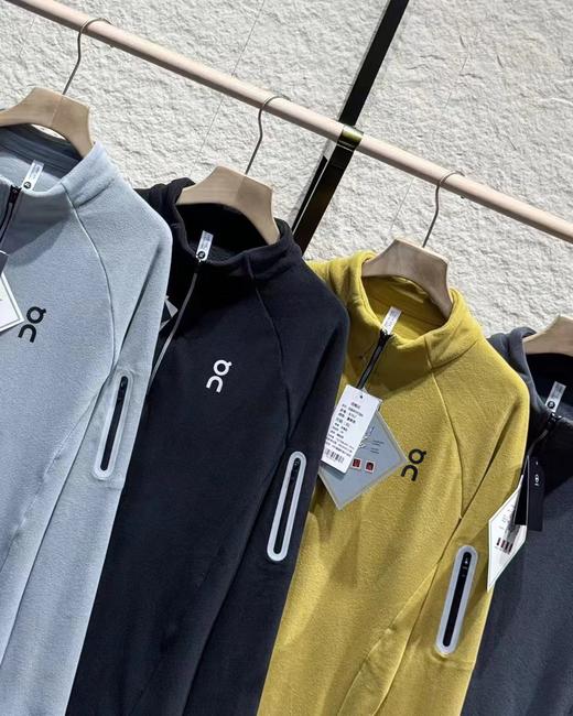 D110923秋冬新款轻户外可蓄热半拉链奥粒绒抓绒衣 商品图12