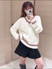驴家 25F刺绣标识学院风V领针织套头衫（DY） 商品缩略图2