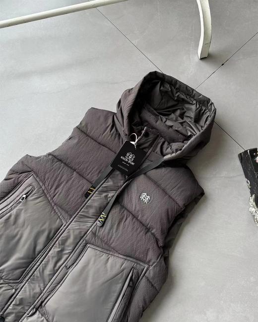 D110906连帽休闲户外男女款时尚百搭棉服无袖马甲 商品图11