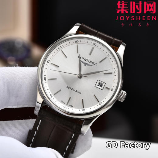 【新款大号40mm】浪琴名匠3点历系列 男士腕表
机芯：进口西铁城 商品图2