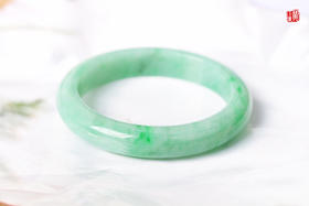 天然翡翠手镯 圈口：59.7mm