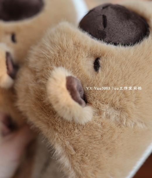 情侣款35-44：卡皮巴拉家居棉拖鞋，非劣质版，附对比 商品图7