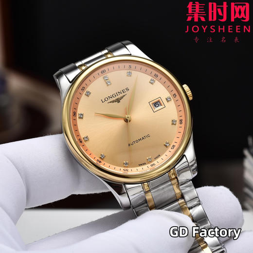 【新款大号40mm】浪琴名匠3点历系列 男士腕表
机芯：进口西铁城 商品图1