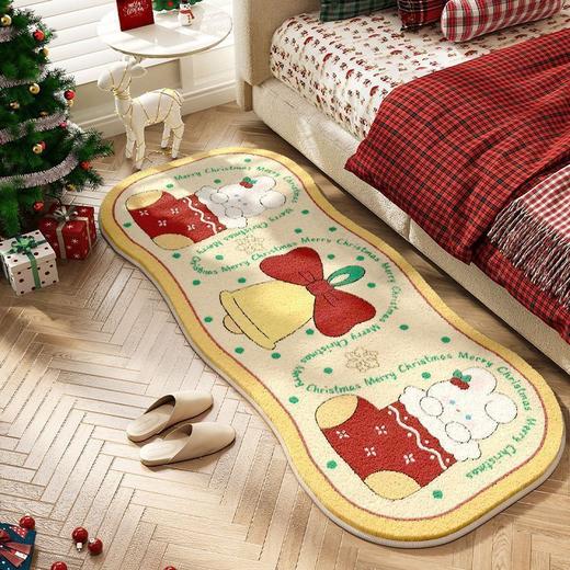 【圣诞专场】圣诞地毯床边毯卧室沙发地垫 万圣节毯子耐脏易打理长地毯 商品图3
