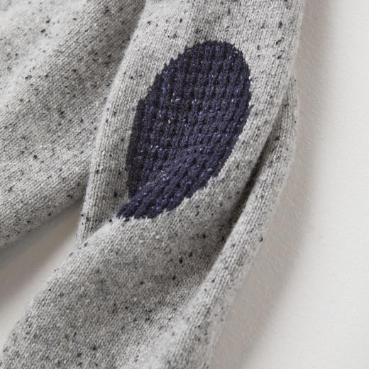 ROMI STUDIO“自在松弛 ”粗针羊毛圆领撞色休闲套头毛衣RWCASZ5668 商品图4