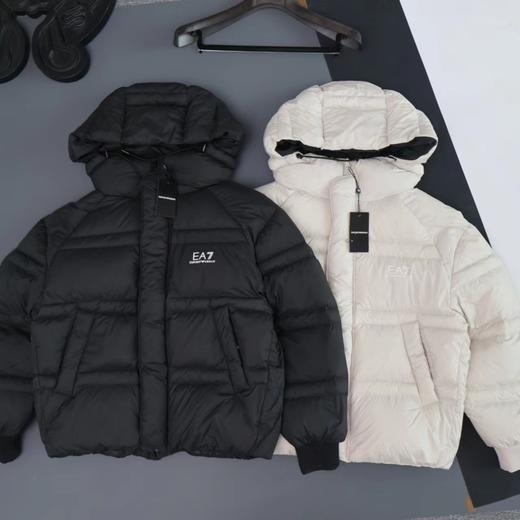 D110937锁温黑科技防风连帽设计廓形羽绒服 商品图1