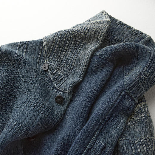 ROMI STUDIO"复古随性"植物棉洗水挺括骨感毛织外套 RWCAW65768 商品图4