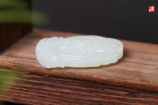 和田白玉【大日如来】吊坠 商品图4