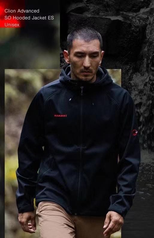 M猛*象🦣红标刺绣款 春季户外防风防水情侣款 商品图0