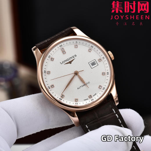 【新款大号40mm】浪琴名匠3点历系列 男士腕表
机芯：进口西铁城 商品图1