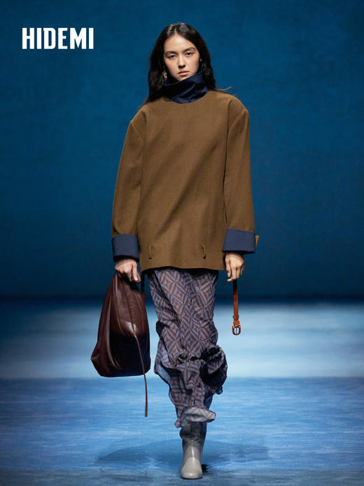 HIDEMI大秀款经典行囊系列限定多功能进口小羊皮手提包托特包 商品图5